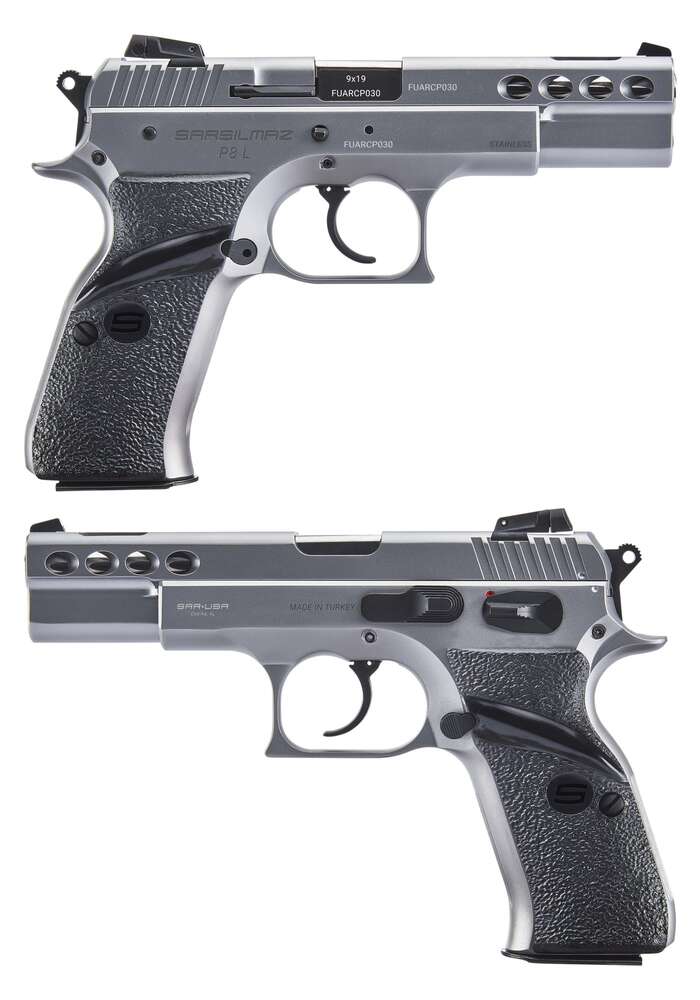 Handguns SAR Firearms 4.60" 9mm SAR USA P8LST        P8L SS               9MM 17RD • Model: 4.60"